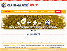 Tablet Screenshot of clubmate.es